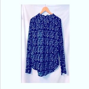 J. Crew Cotton Blouse w/ Liberty-Like Print, 14